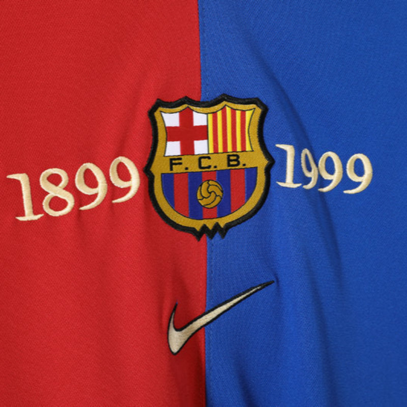 Camiseta Retro Barcelona Primera Equipación 1999/2000 - Manga Larga