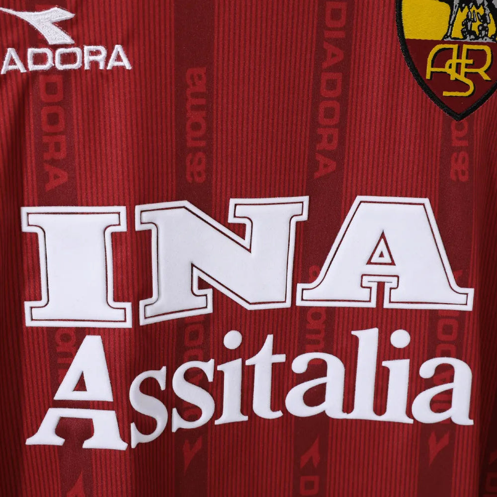 Maillot rétro domicile AS Roma 1999/2000 – Homme