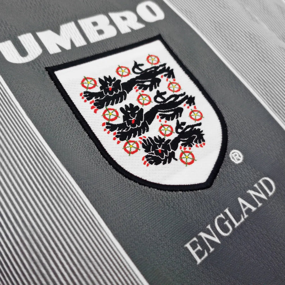 Camiseta Retro Inglaterra Segunda Equipación 1996 - Manga Larga