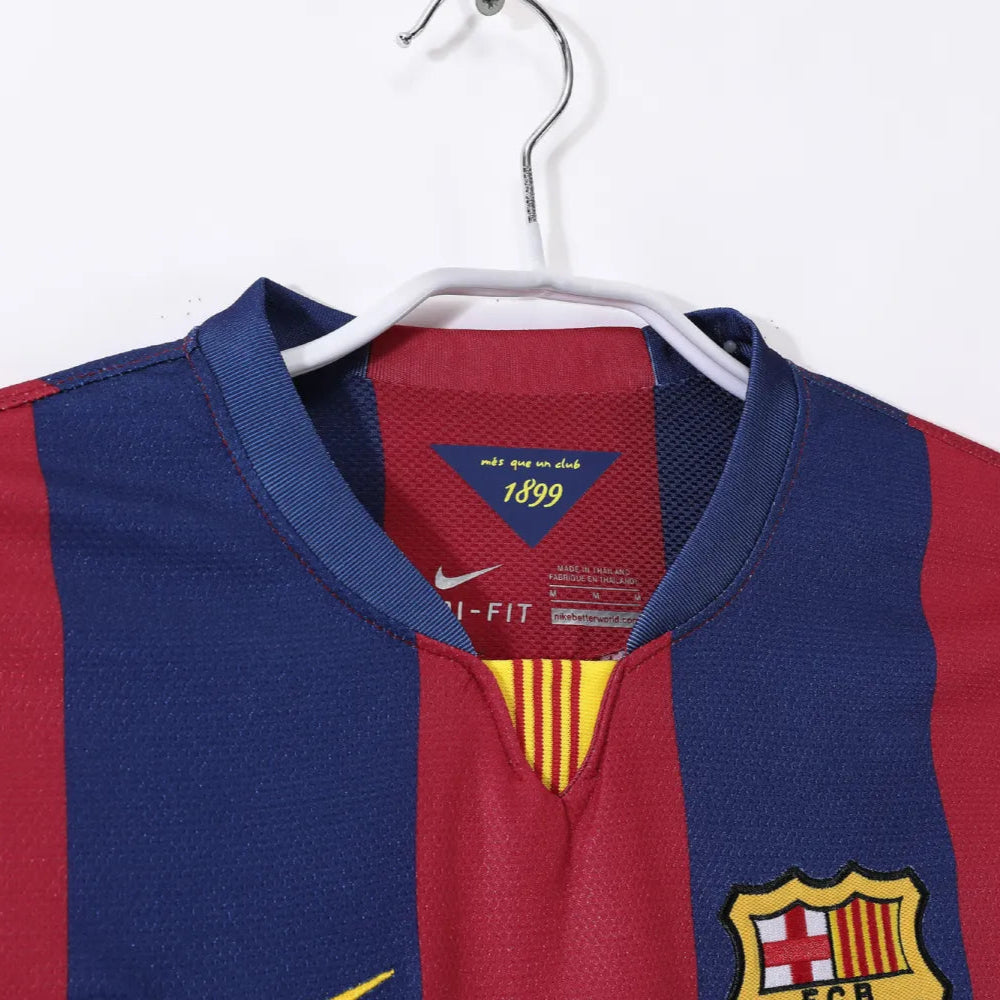Maillot rétro domicile Barcelone 2014/15 - Manches longues