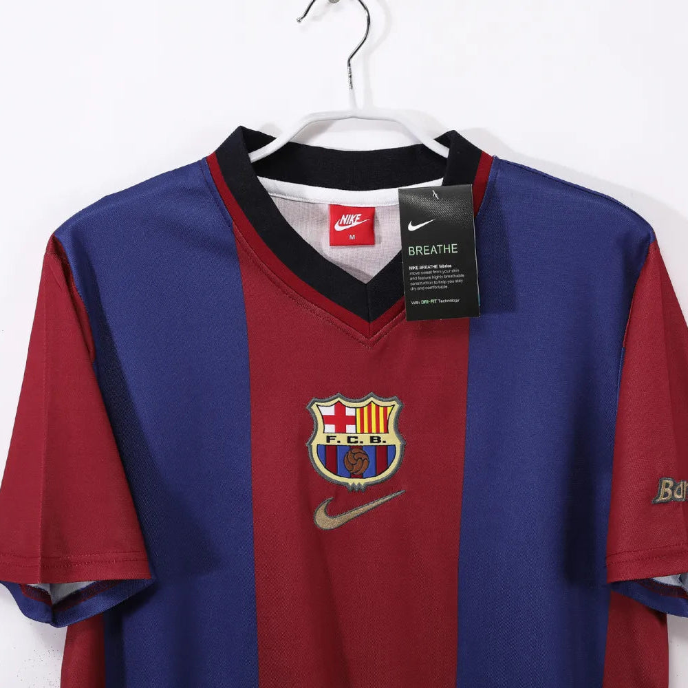 Camiseta Retro Barcelona Primera Equipación 1998/99 – Hombre