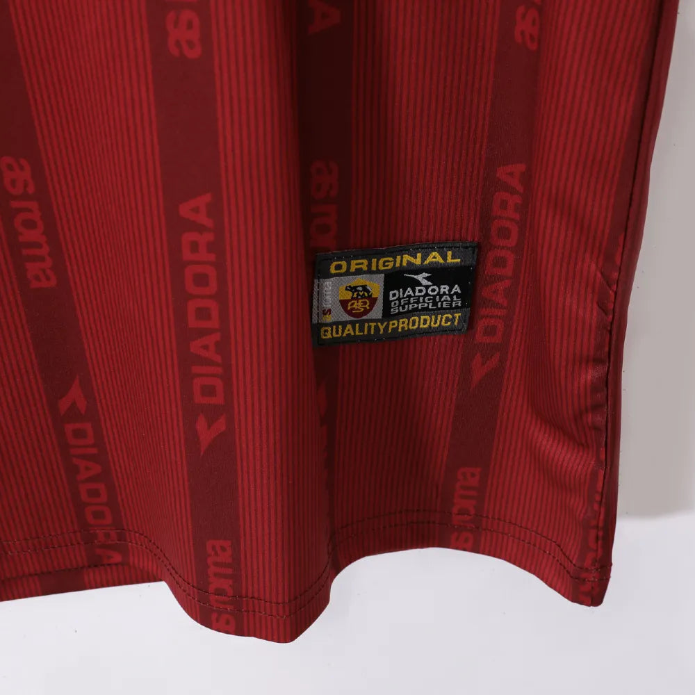 Maillot rétro domicile AS Roma 1999/2000 – Homme