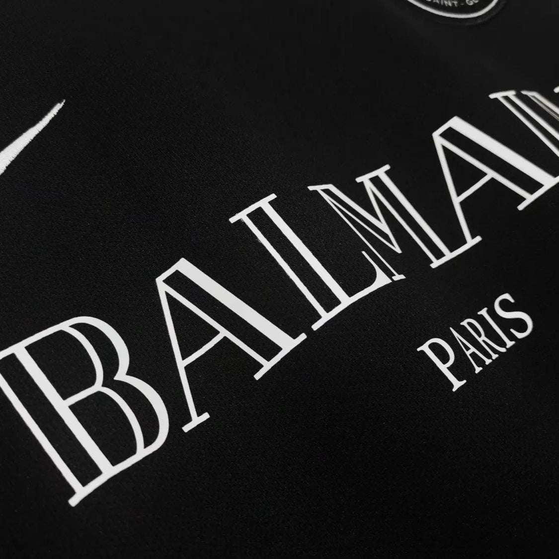 Camiseta Paris Saint-Germain X Balmain 2023 – Negra