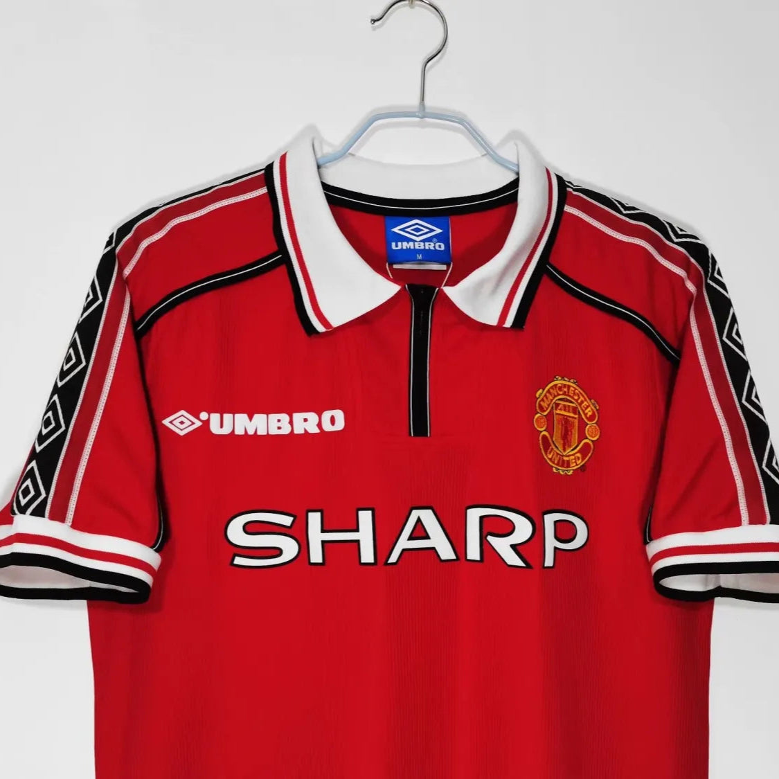 Maillot rétro domicile Manchester United 1998/1999 - Homme