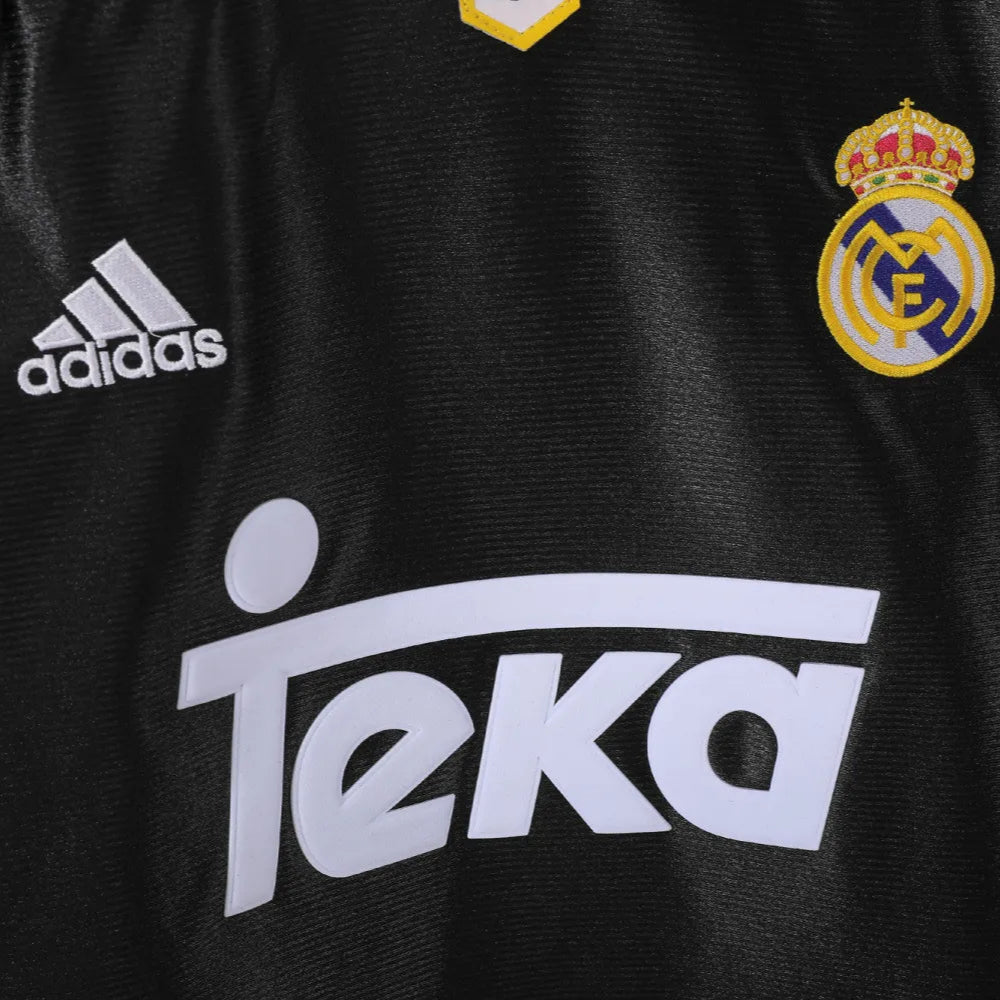 Maillot rétro extérieur Real Madrid 1999/00 - Manches longues