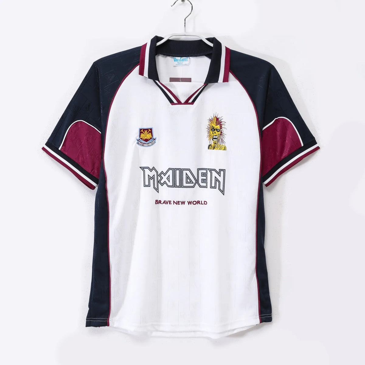 Camiseta West Ham United x Iron Maiden 1999/01 – Hombre