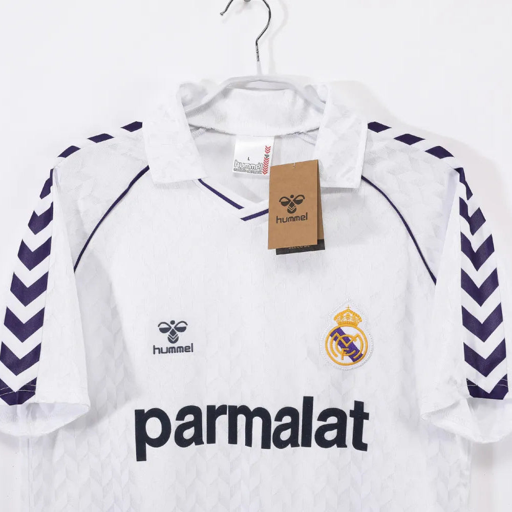 Maillot rétro domicile du Real Madrid 1986/87 - Homme