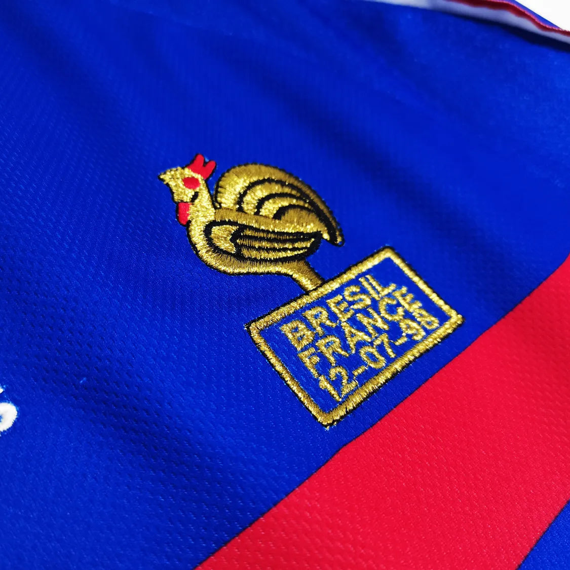 Maillot rétro domicile France 1998 - Manches longues