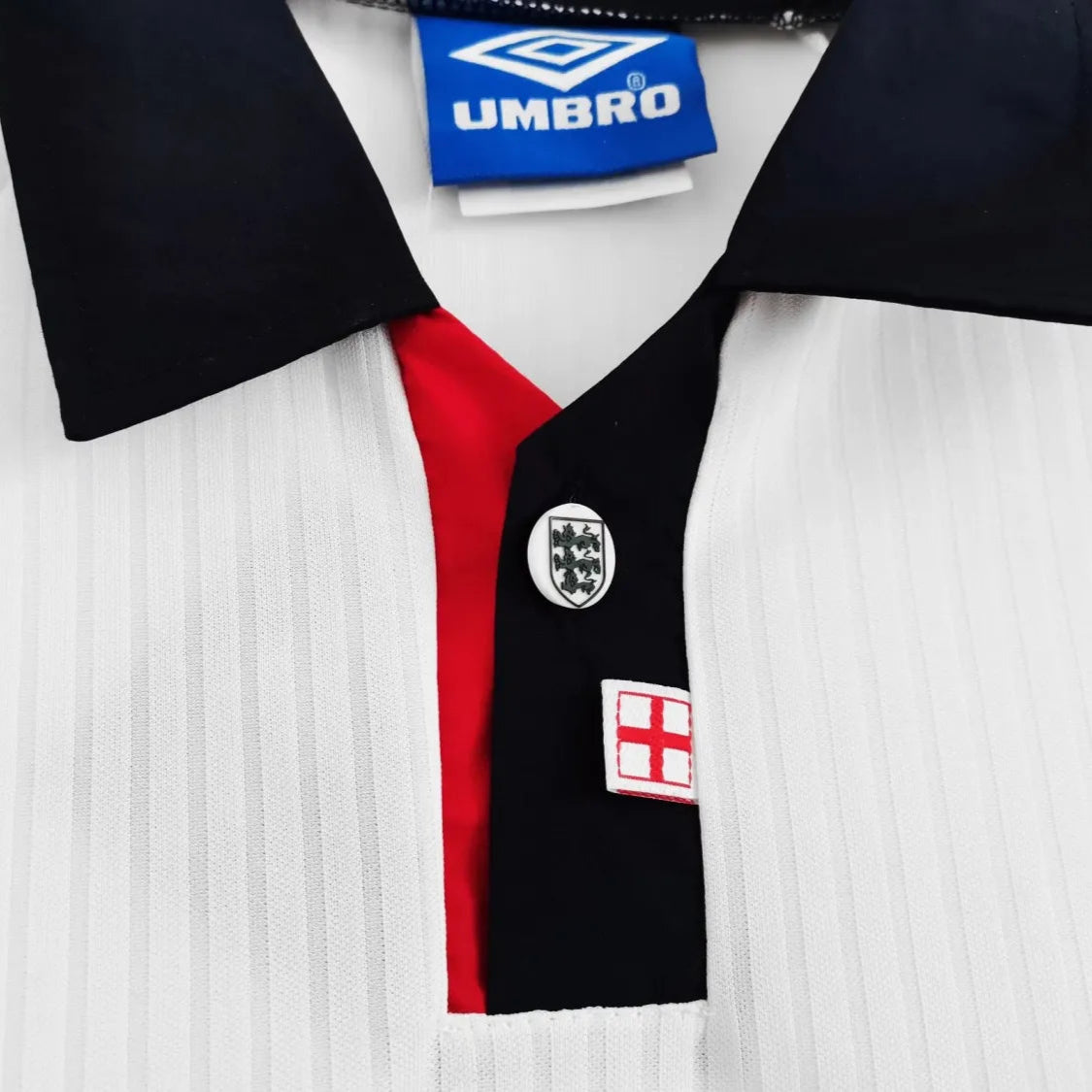 Camisa retrô da Inglaterra Home 1998 – Masculino