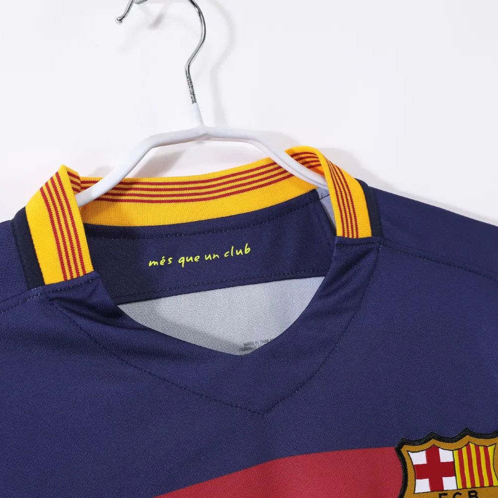 Maillot rétro domicile Barcelone 2015/16 - Manches longues