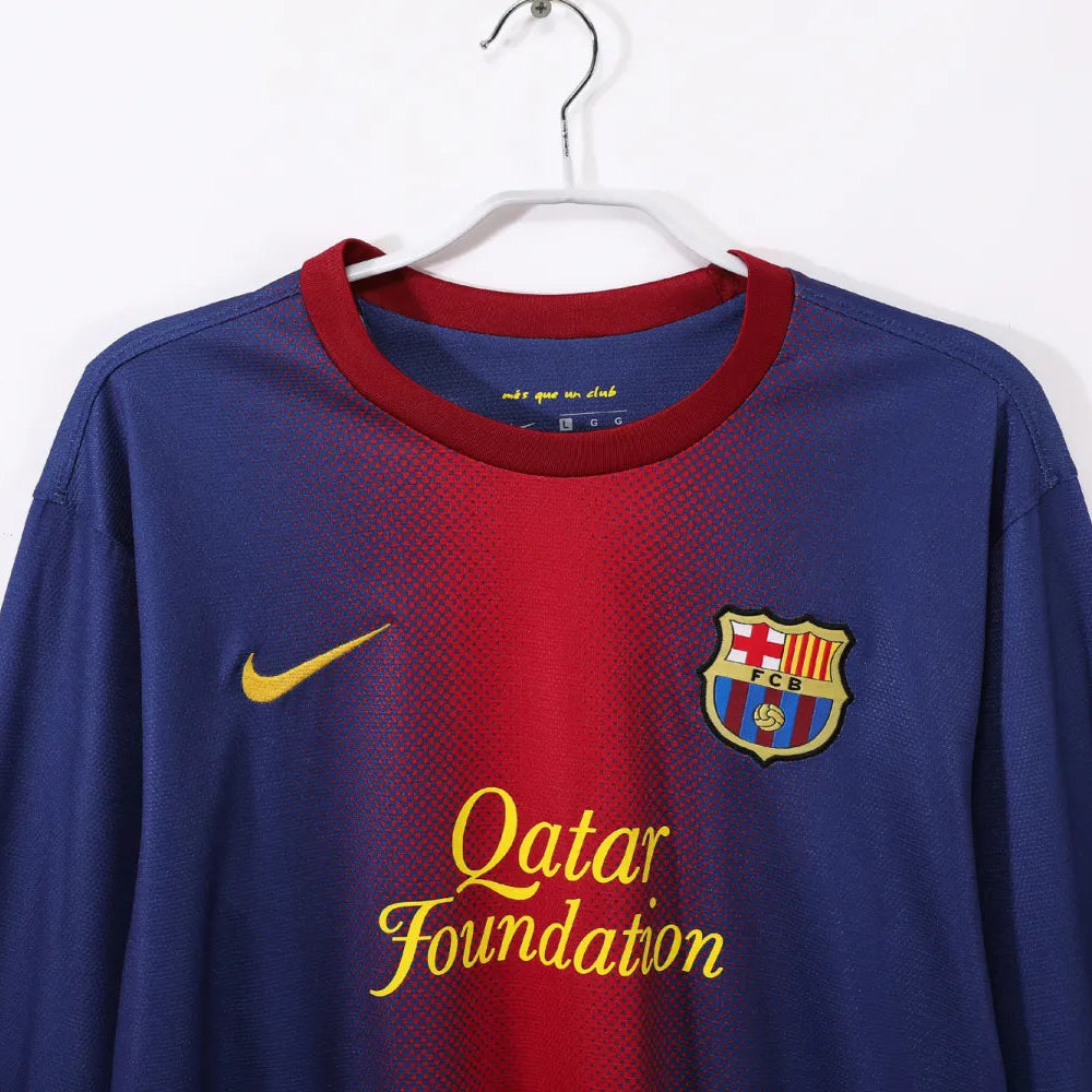 Maillot rétro domicile Barcelone 2012/13 - Manches longues