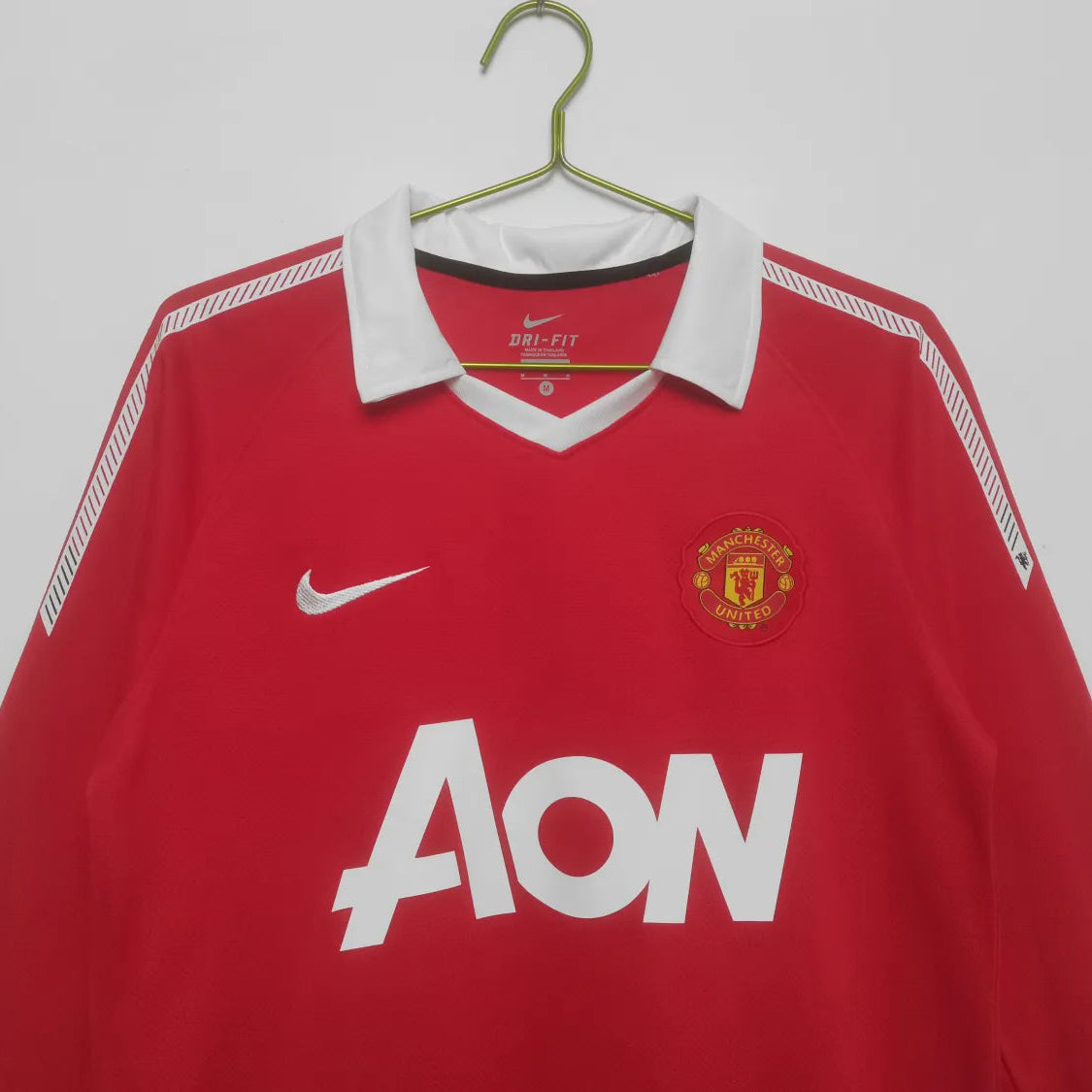 Manchester United 2010/11 Home Retro Shirt - Long Sleeve