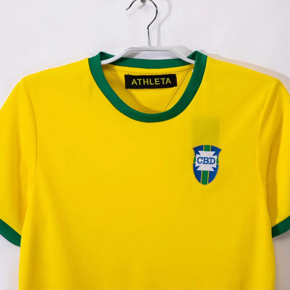 Camiseta Retro Brasil Primera Equipación 1970 – Hombre