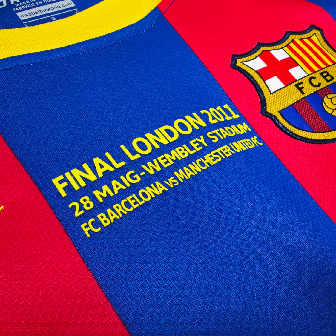 Camiseta Retro Barcelona Primera Equipación 2010/11 - Manga Larga
