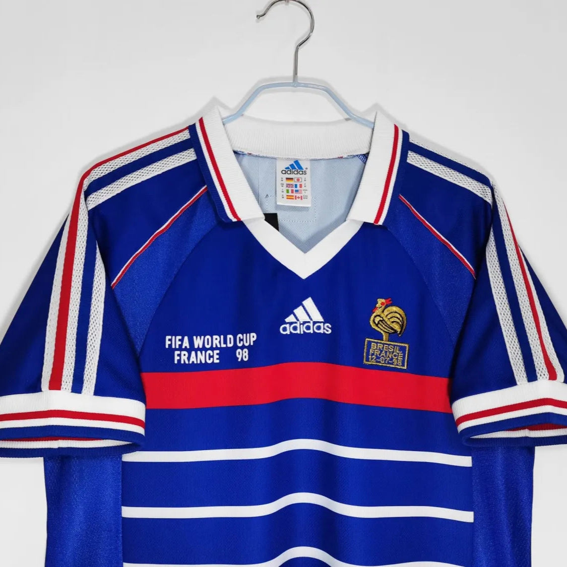 Camiseta Retro Francia Primera Equipación 1998 - Hombre