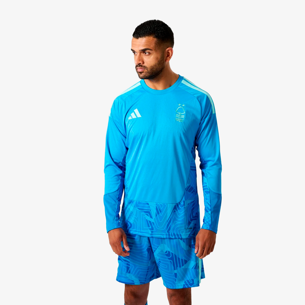 Nottingham Forest Blaues Torwarttrikot 2026/27 – Langarm