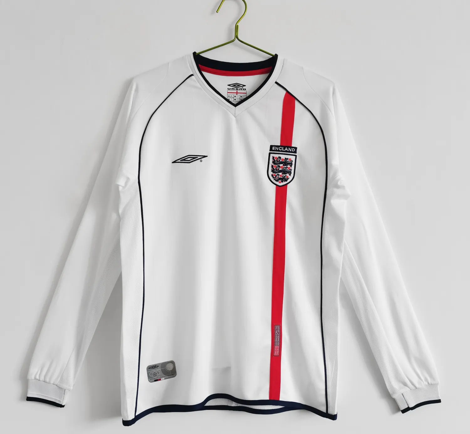 England Home Retro Shirt 2002 - Long Sleeve