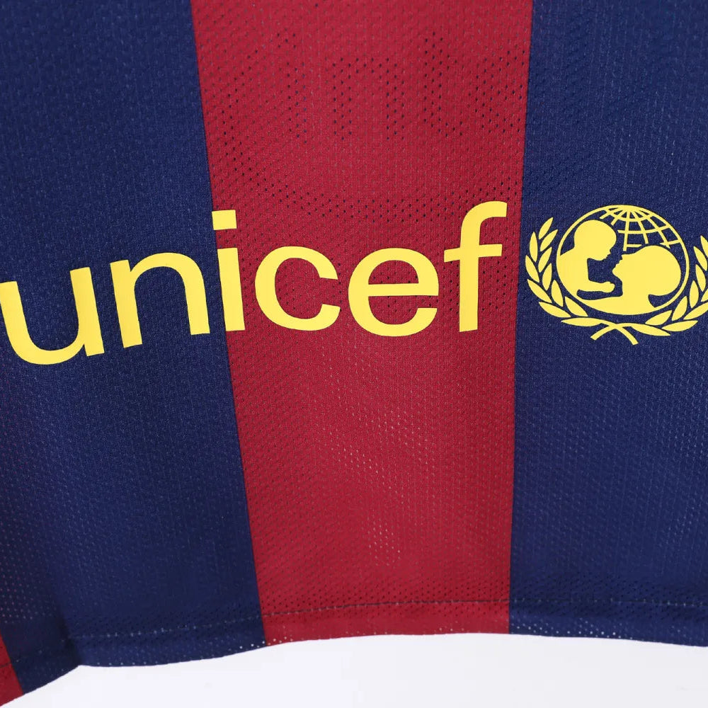 Maillot rétro domicile Barcelone 2014/15 - Manches longues