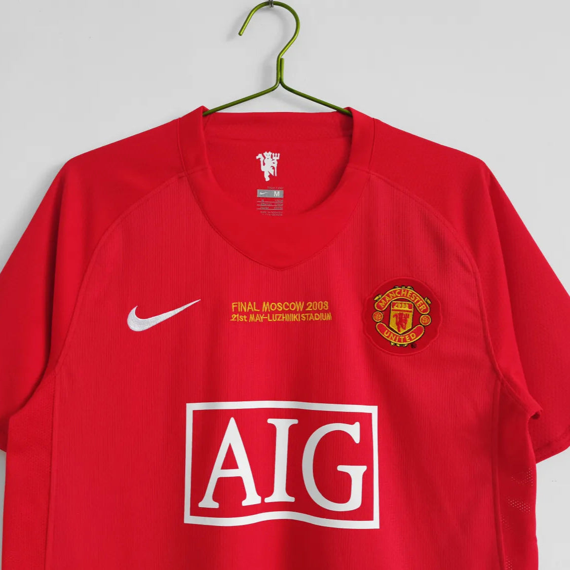 Camiseta Retro Manchester United Primera Equipación 2007/08 - Hombre