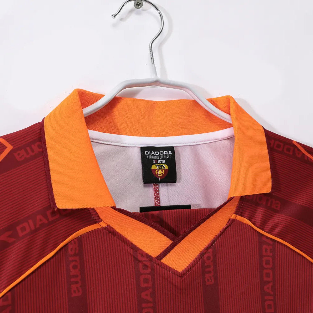 AS Roma Home Retro Shirt 1999/2000 – Men 