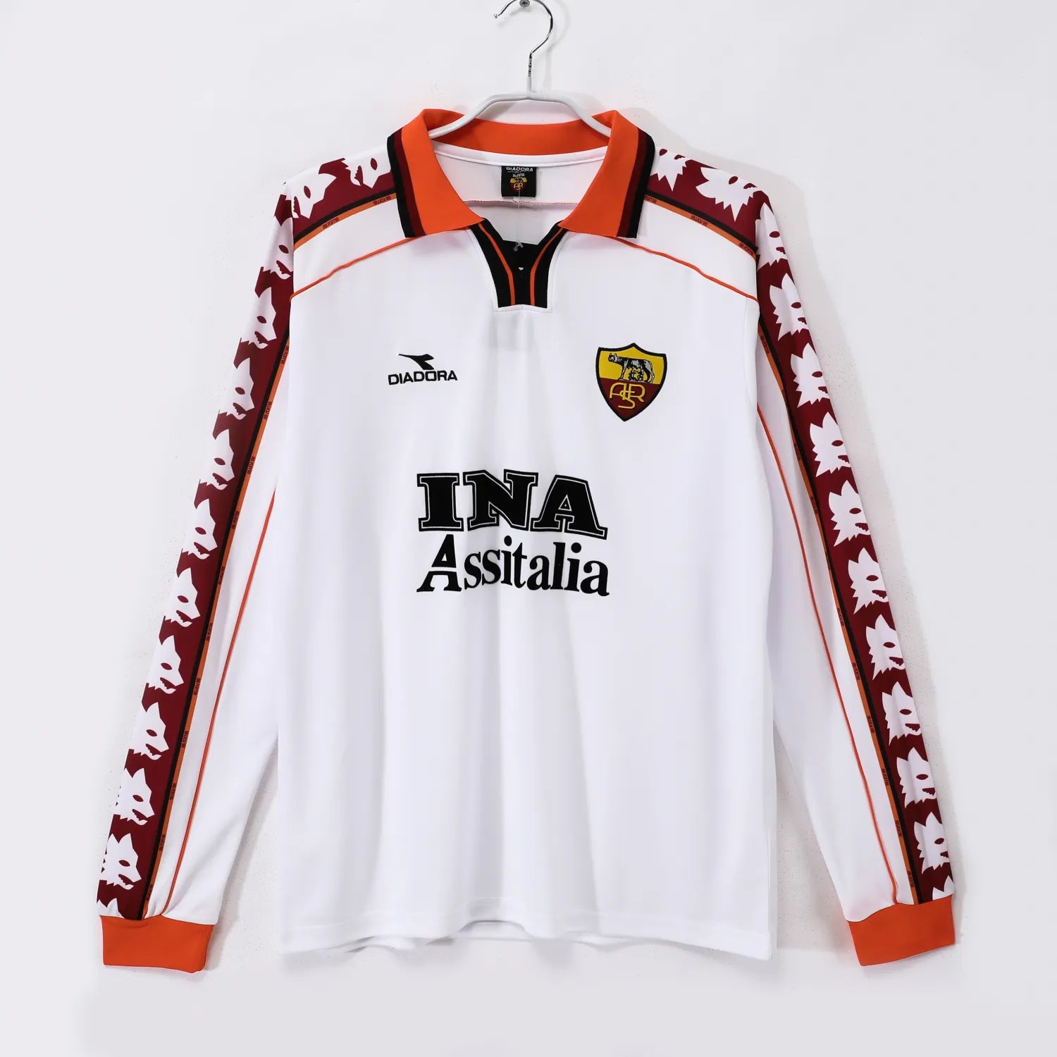 AS Roma 1998/99 Away Retro Shirt - Long Sleeve