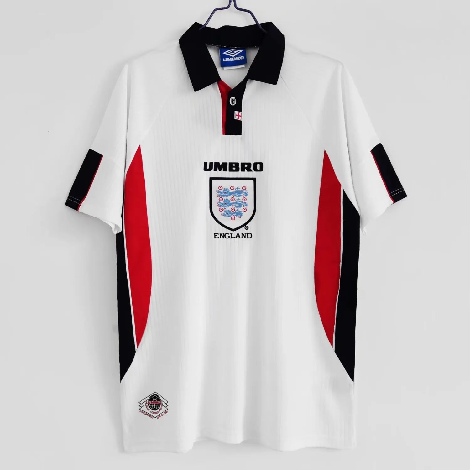 Camiseta Retro Inglaterra Primera Equipación 1998 – Hombre