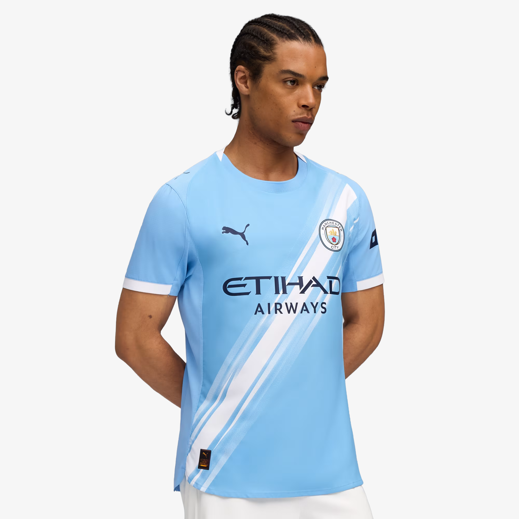 Camiseta Authentic Manchester City Primera Equipación 2025/26 - Hombre