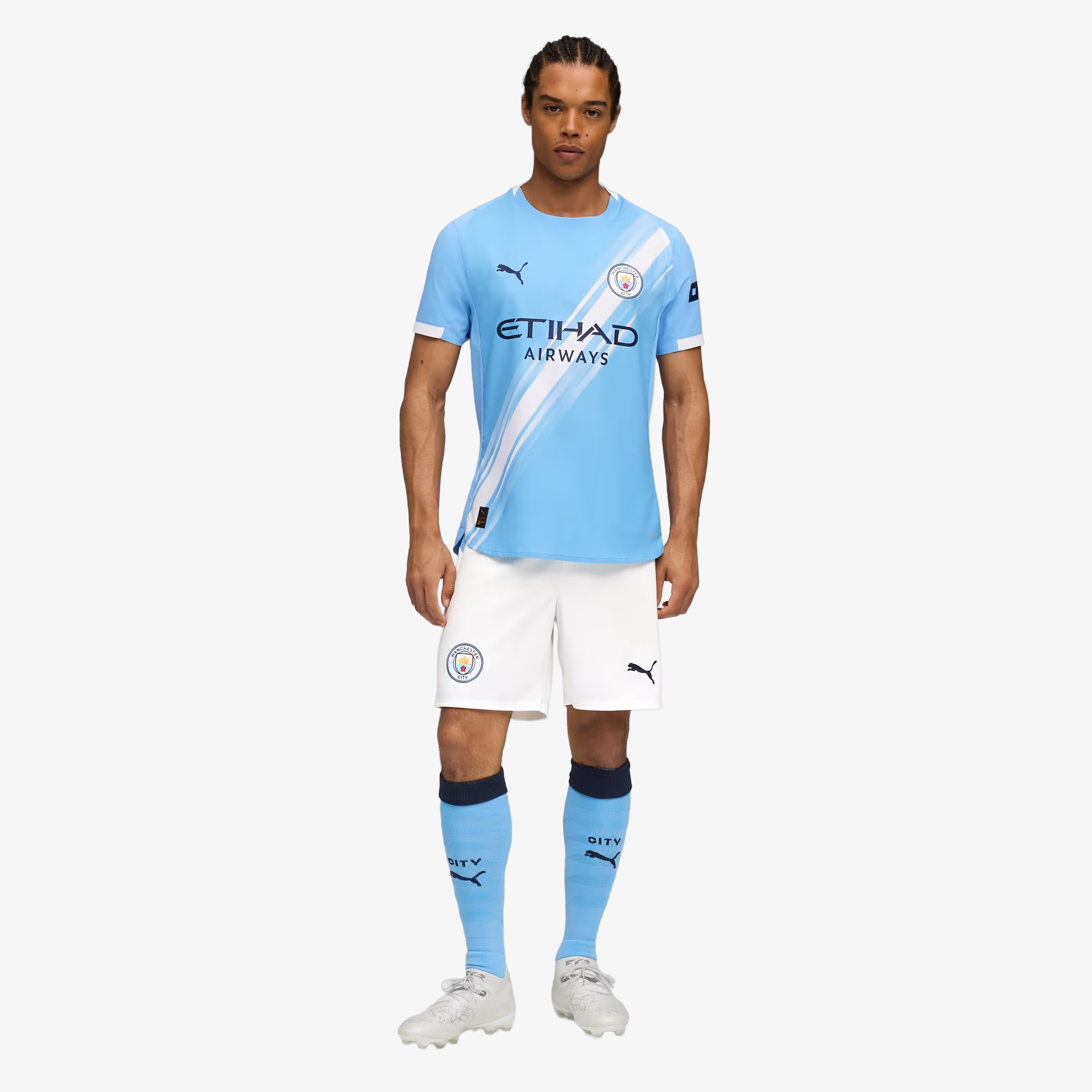 Camiseta Authentic Manchester City Primera Equipación 2025/26 - Hombre