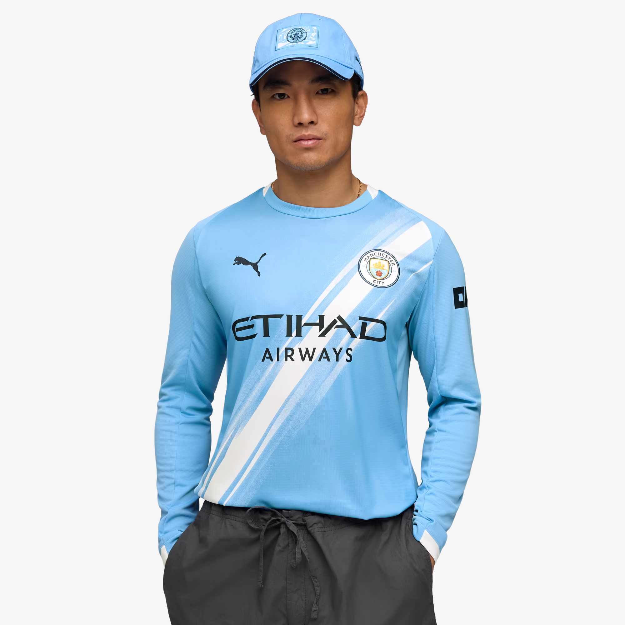 Camiseta Manchester City Primera Equipación 2025/26 - Manga Larga