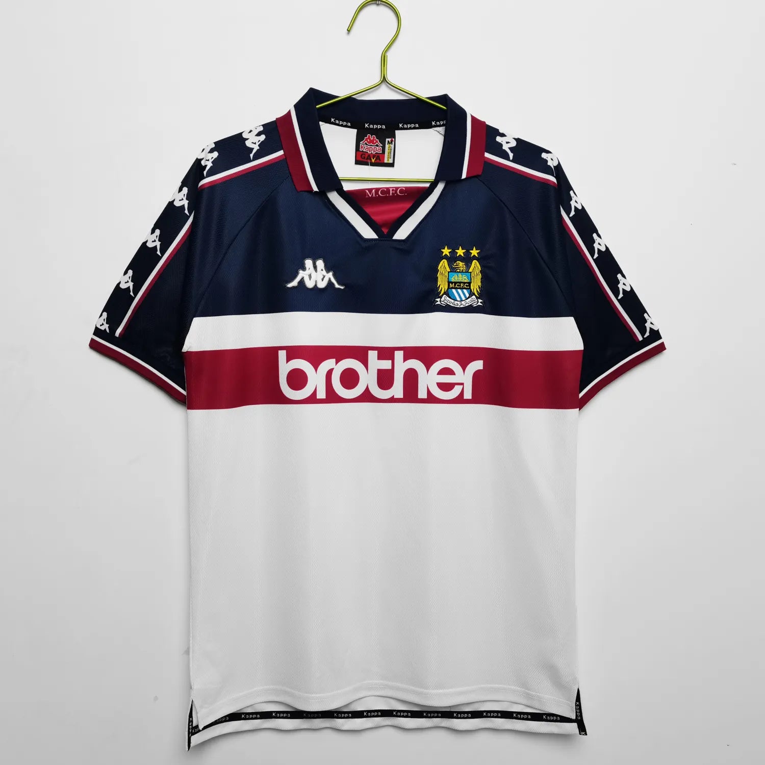 Camiseta Retro Manchester City Segunda Equipación 1997/98 - Hombre