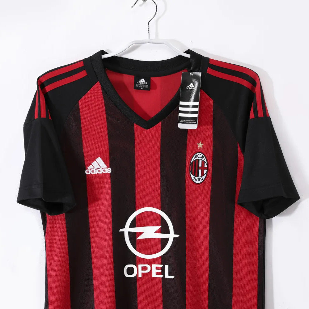 Camiseta Retro AC Milan Primera Equipación 2002/03 - Hombre