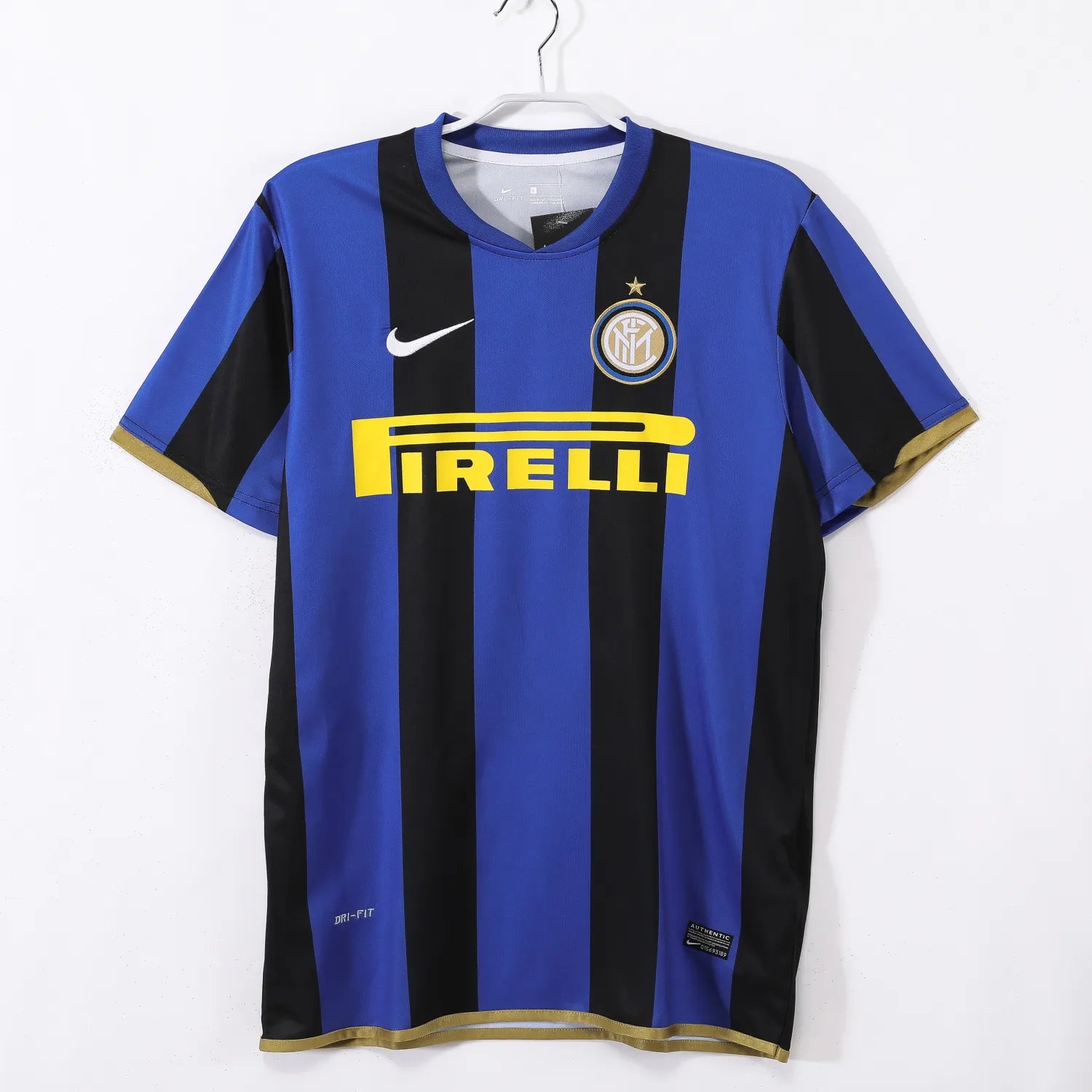 Maillot rétro domicile Inter Milan 2008/09 - Homme