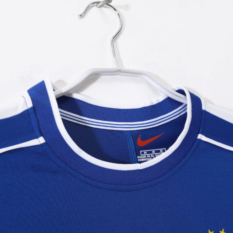 Camiseta Retro Brasil Segunda Equipación 1998 - Manga Larga