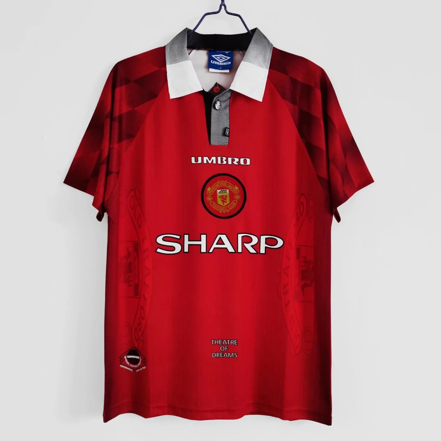Camiseta Retro Manchester United Primera Equipación 1996/97 - Hombre
