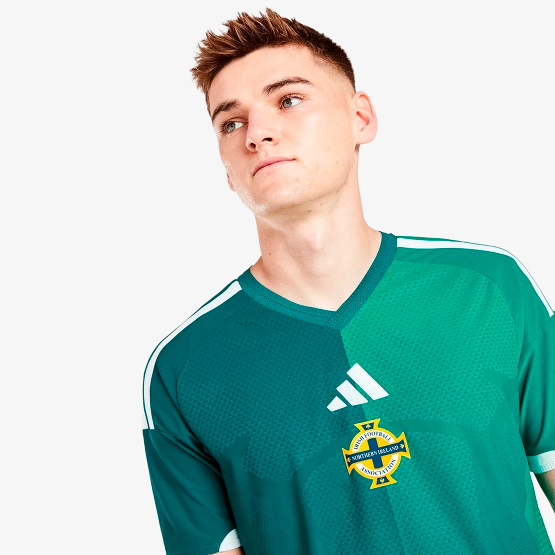 Maillot domicile authentique de l'Irlande du Nord 2025/26 - Homme 