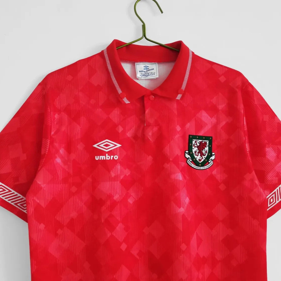 Camiseta Retro Gales Primera Equipación 1990/92 – Hombre