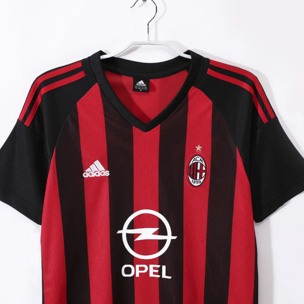 Camiseta Retro AC Milan Primera Equipación 2002/03 - Hombre