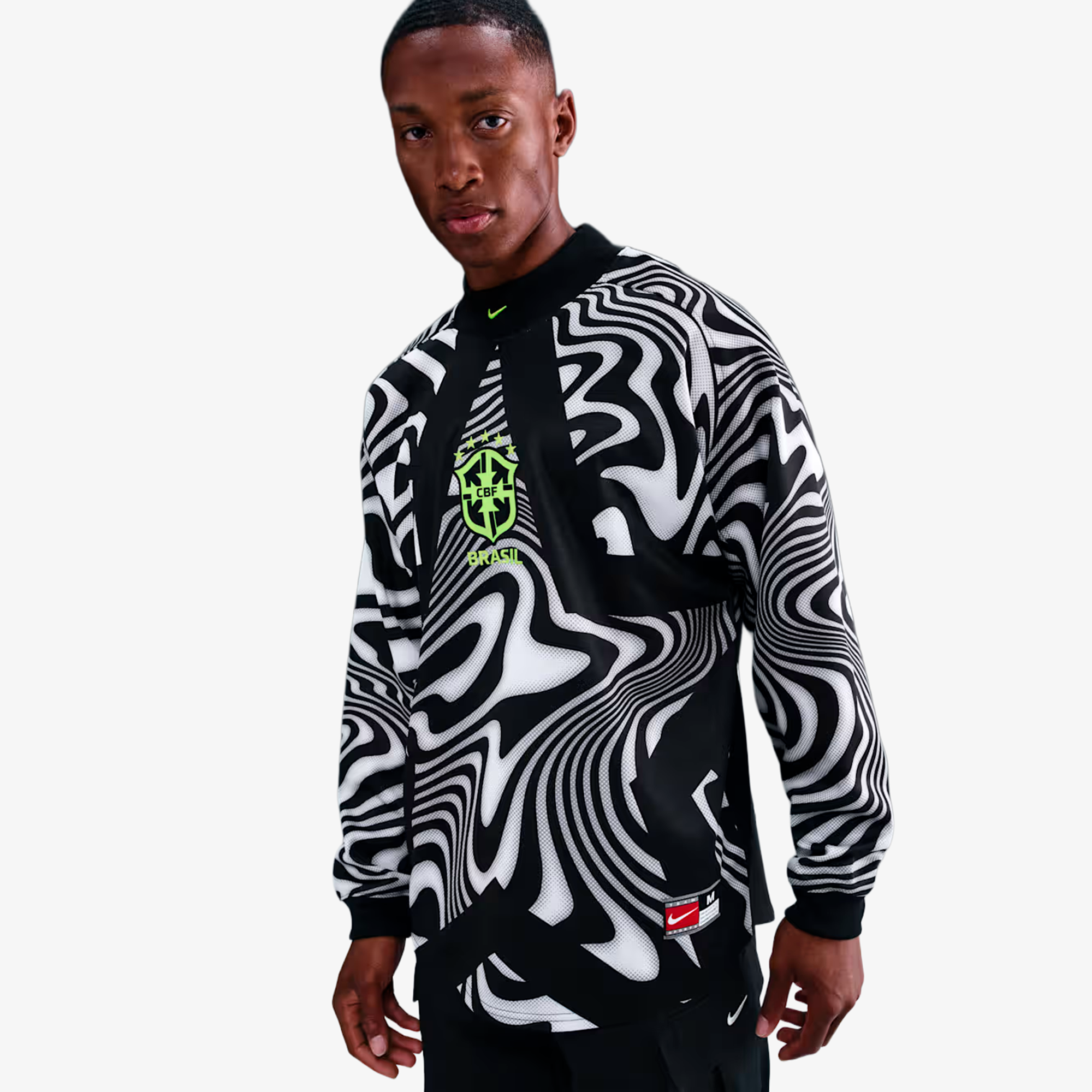 Camiseta Goleiro Brasil 2026 - Manga Longa
