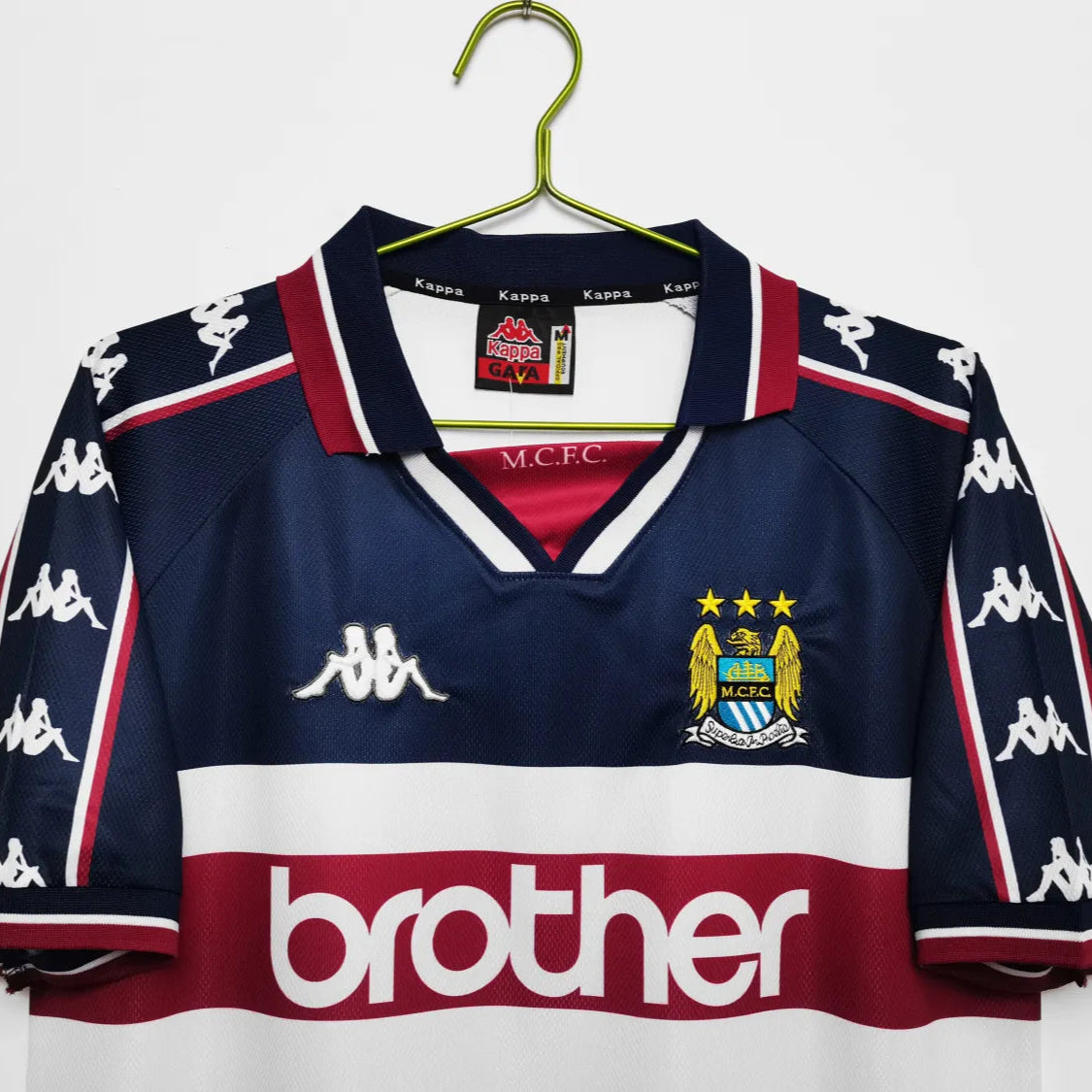 Camiseta Retro Manchester City Segunda Equipación 1997/98 - Hombre