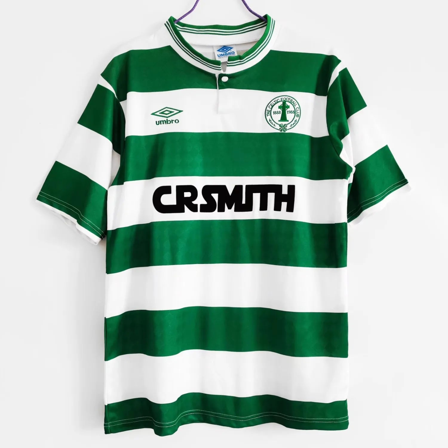 Camiseta Retro Celtic FC Primera Equipación Centenario 1988 – Hombre