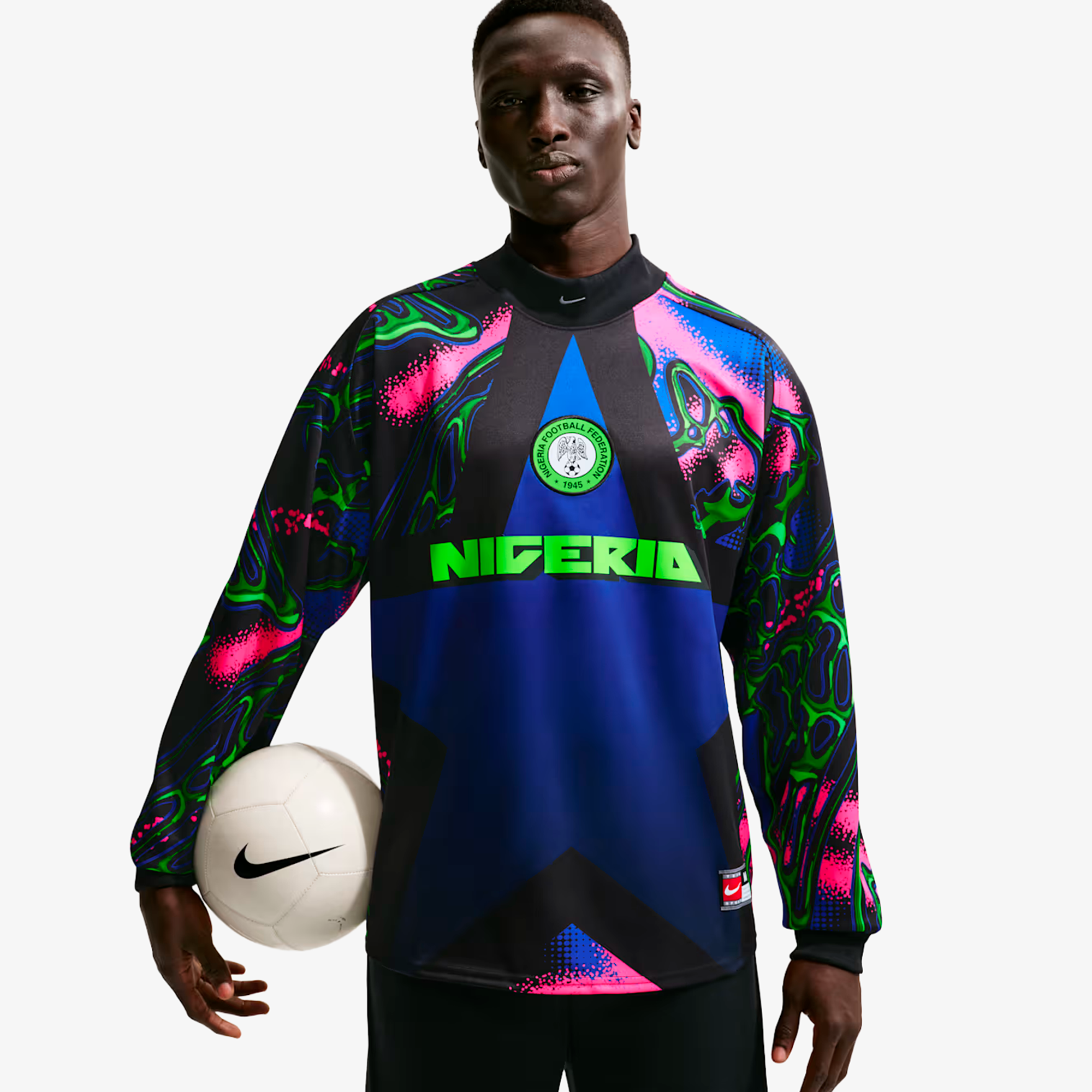 Camisa de goleiro da Nigéria 2026 - manga comprida