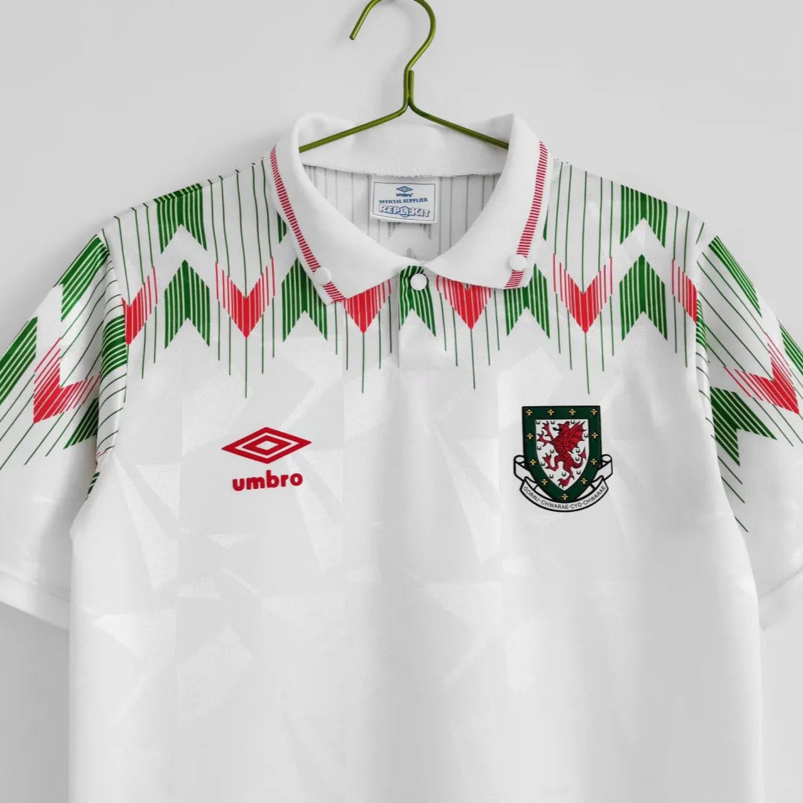 Camiseta Retro Gales Segunda Equipación 1990/92 – Hombre