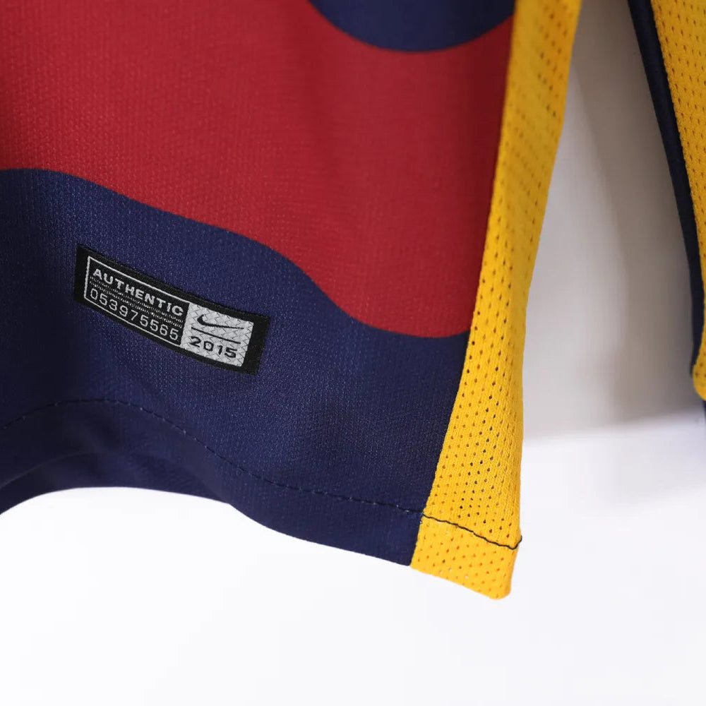 Maillot rétro domicile Barcelone 2015/16 - Manches longues