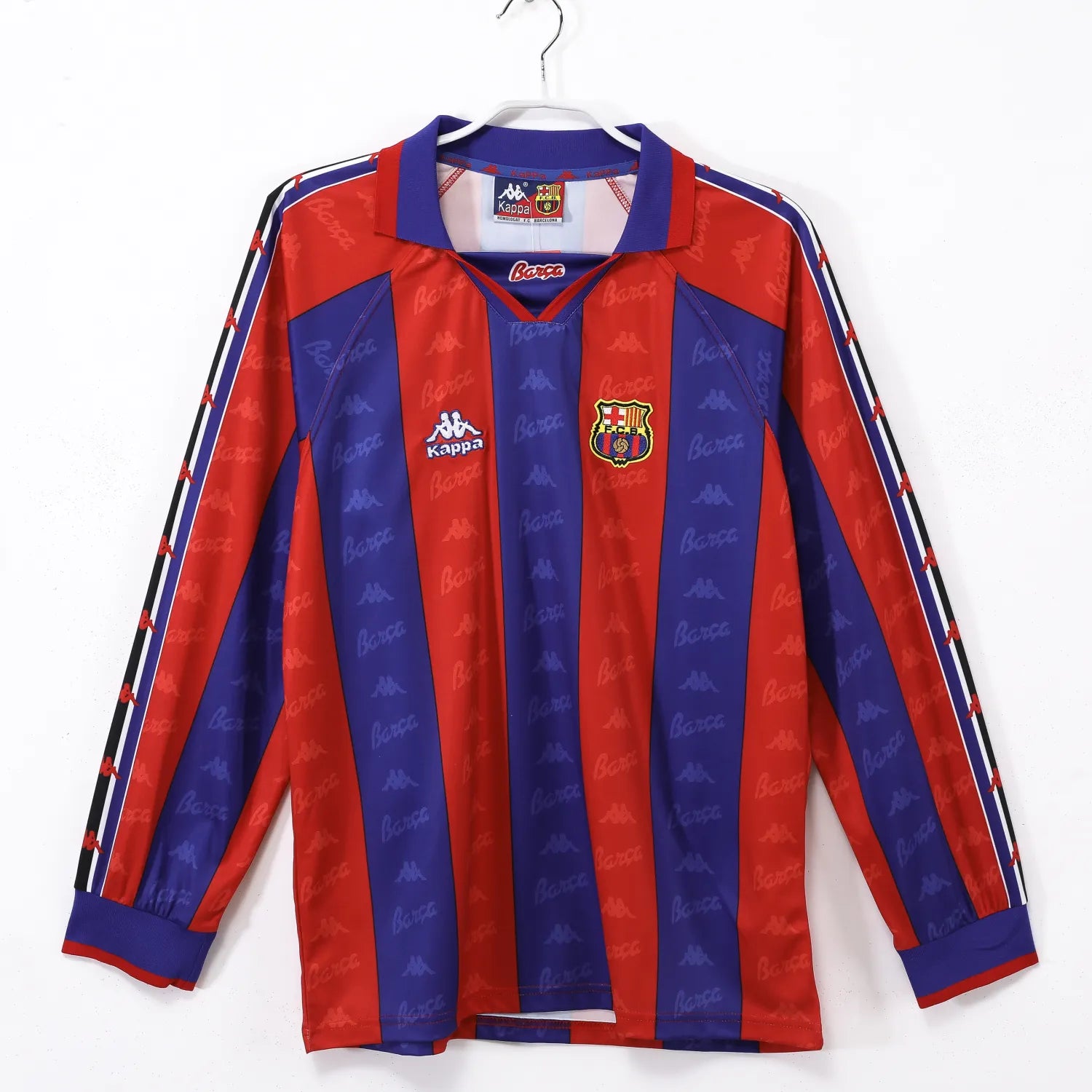 Maillot rétro domicile Barcelone 1995/97 - Manches longues