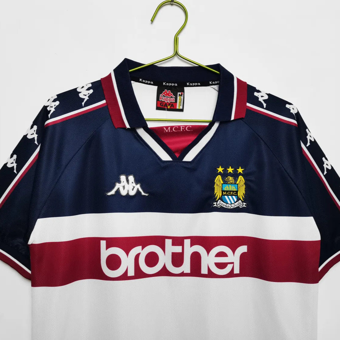 Camiseta Retro Manchester City Segunda Equipación 1997/98 - Hombre