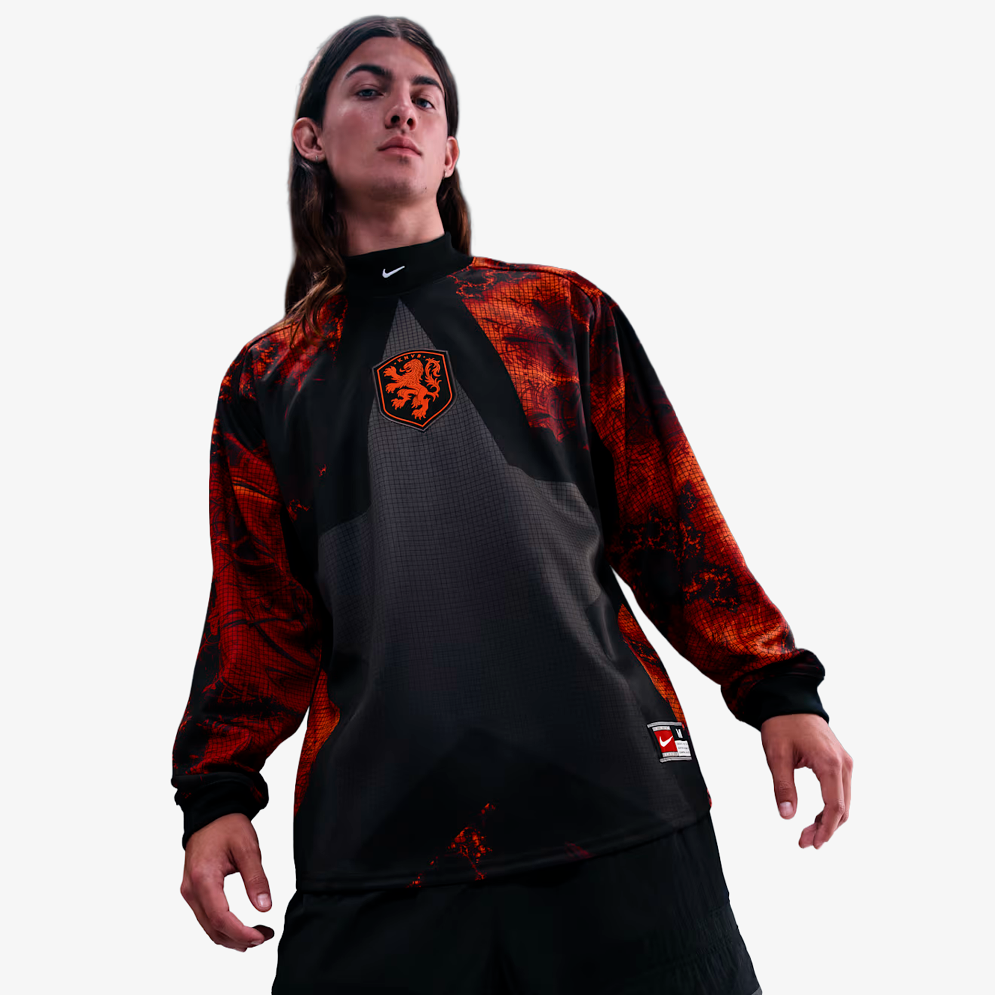 Camiseta Goleiro Holanda 2026 - Manga Comprida