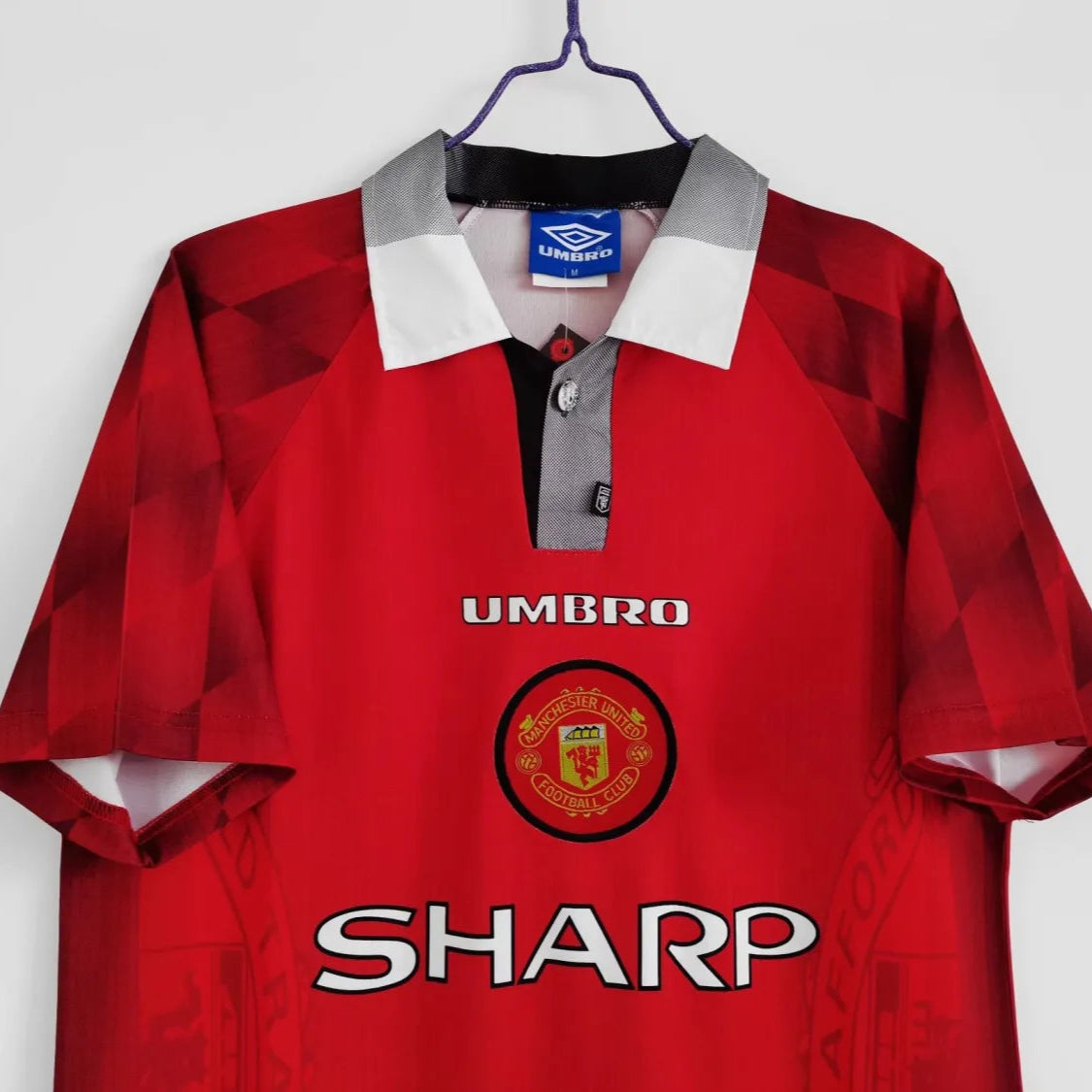Camiseta Retro Manchester United Primera Equipación 1996/97 - Hombre