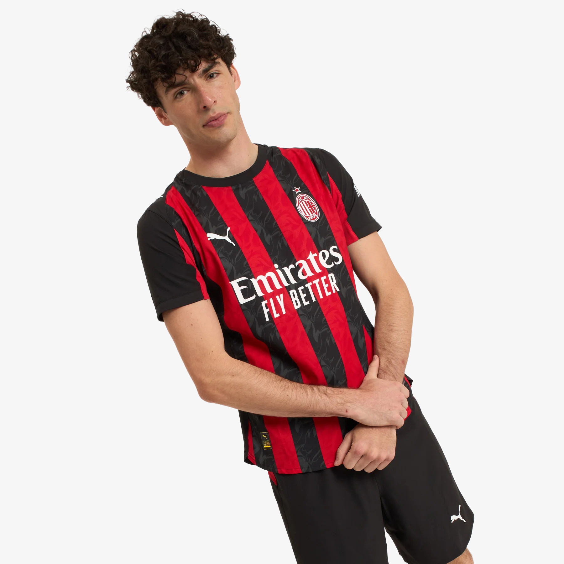 Camiseta Authentic AC Milan Primera Equipación 2025/26 - Hombre