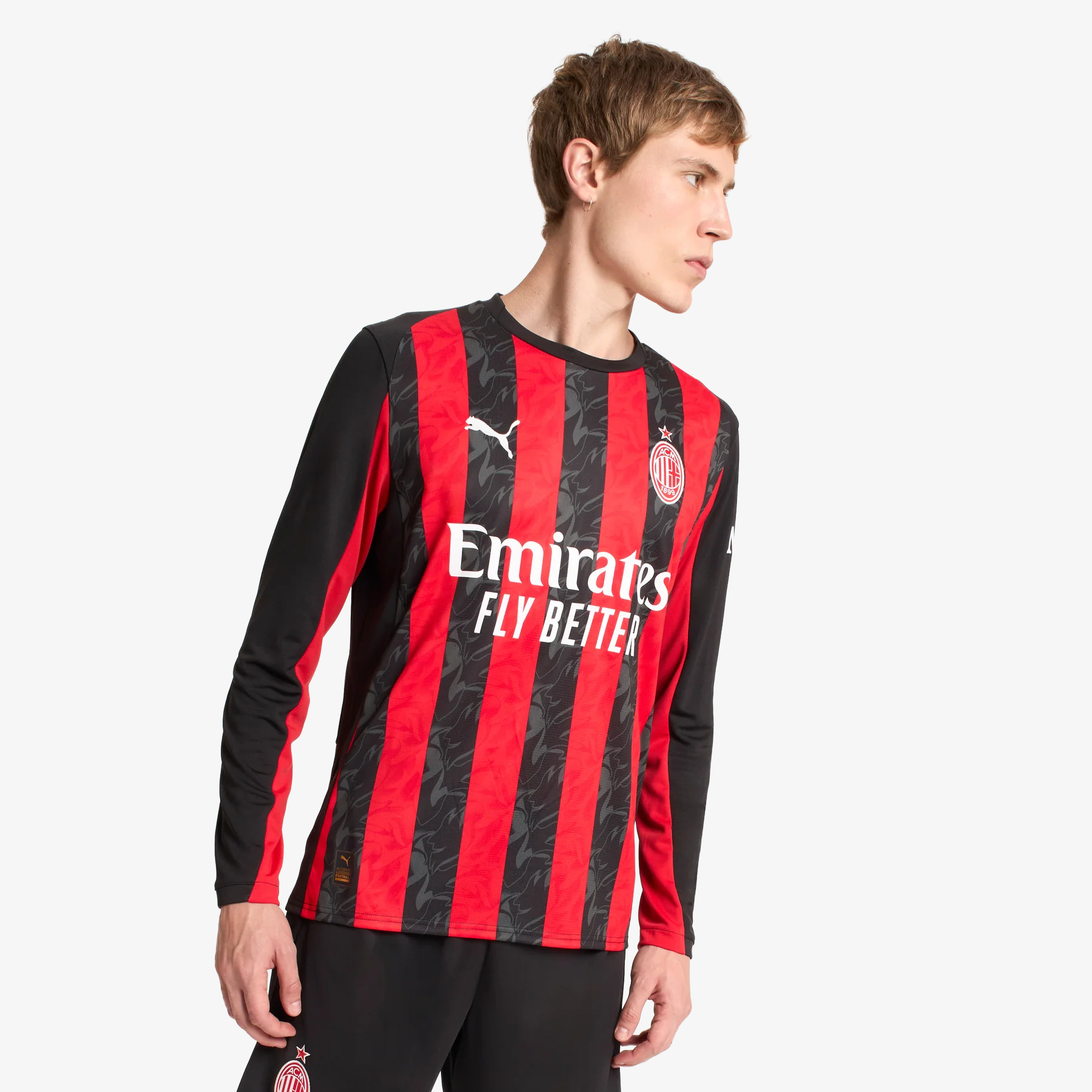Camiseta AC Milan Primera Equipación 2025/26 - Manga Larga