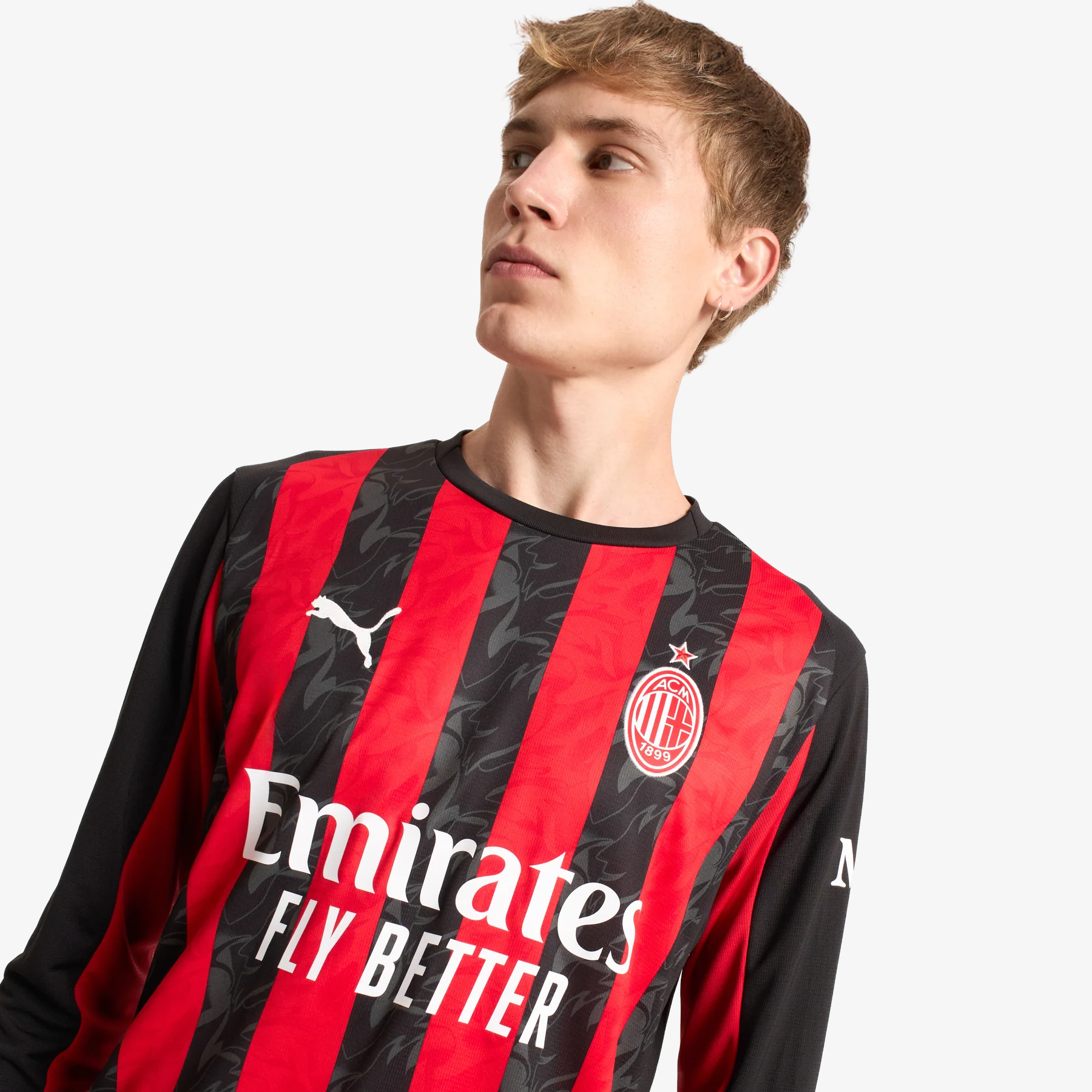 Camiseta AC Milan Primera Equipación 2025/26 - Manga Larga